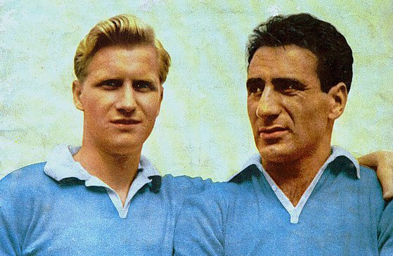 Arne Selmosson och Lorenzo Bettini, Lazio 1955.