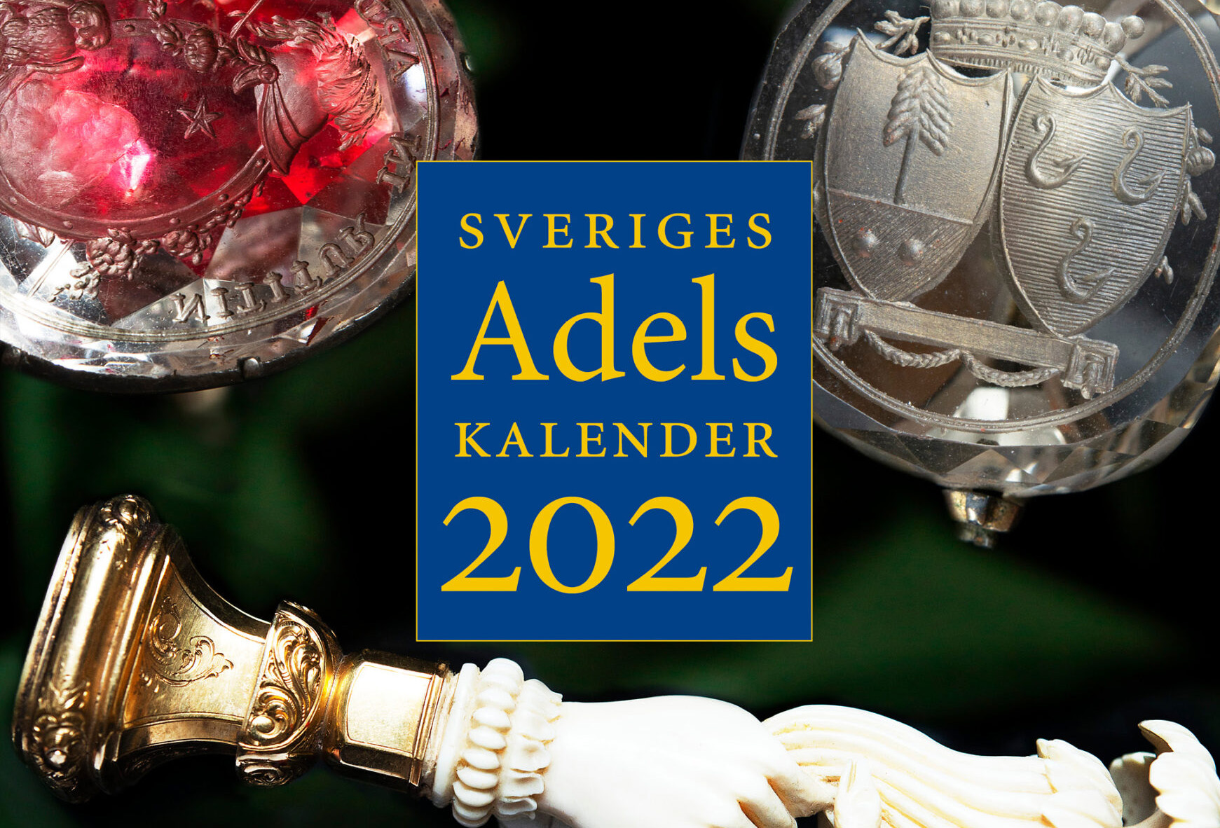 Sveriges ridderskaps och adels kalender, även känd som Sveriges Adelskalender eller kort och gott Adelskalendern. Foto: Riddarhuset 