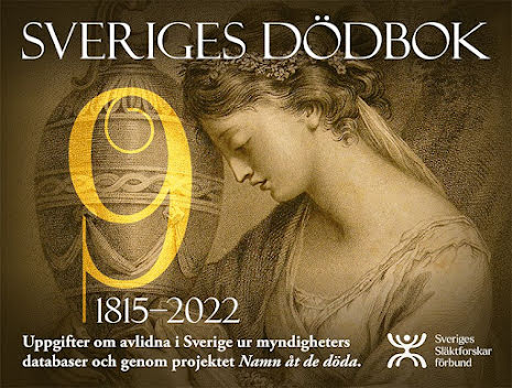 Sveriges dödbok 9 1815-2022