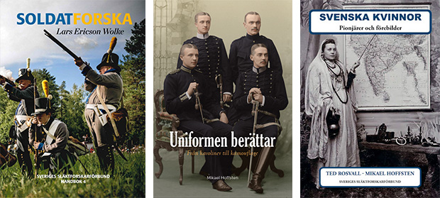 Tips ur bokhandeln: Soldatforska, Uniformen berättar och Svenska kvinnor - pionjärer och förebilder. 