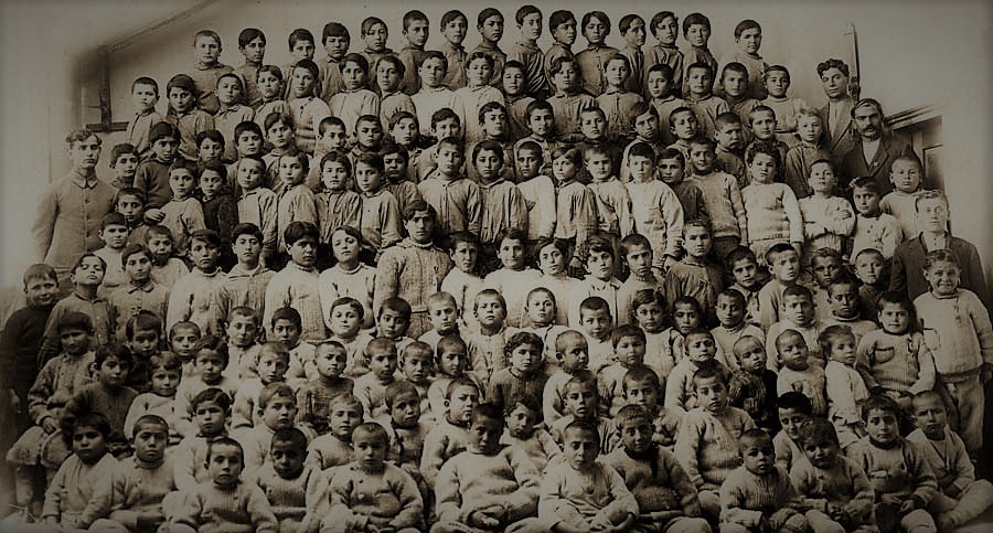1Armenian Orphans Merzifon 1918