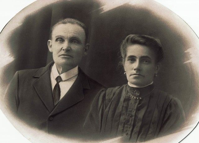 Olof Valfrid Holmgren med fru Maria Rönngren